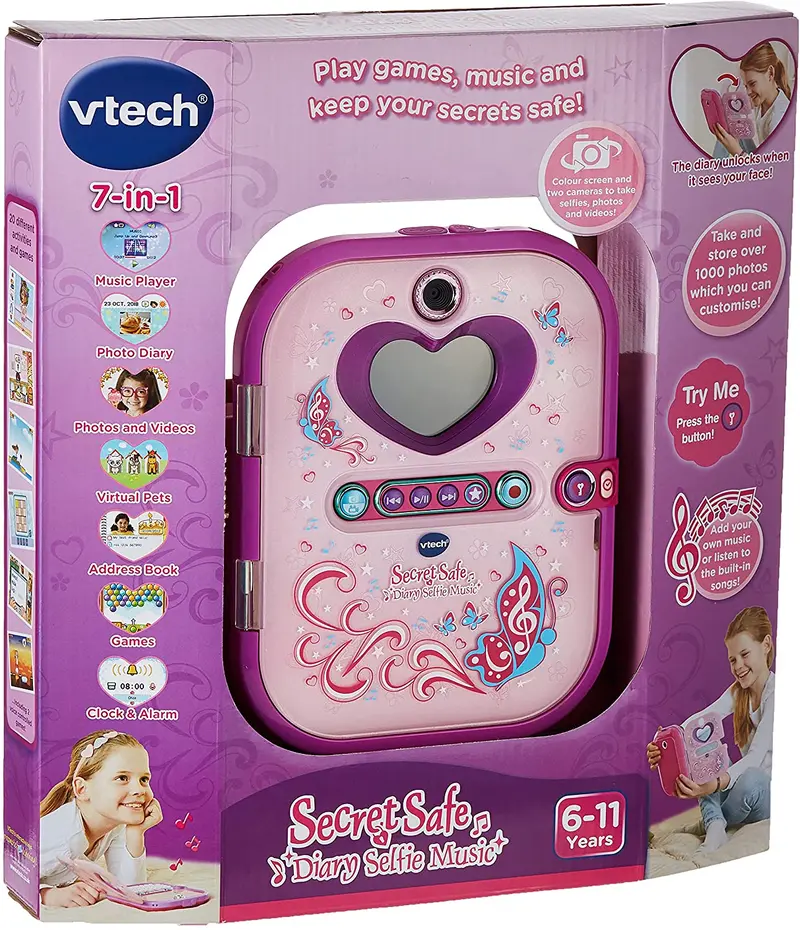 Secrets Safe Diary Selfie Purple,Vtuk 1