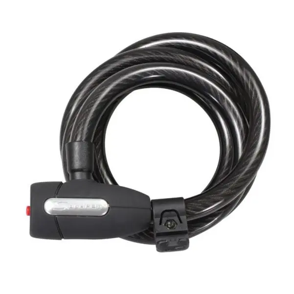 Serfas Kl-15 Keyed & Coiled Cable Lock W/ Bracket 1