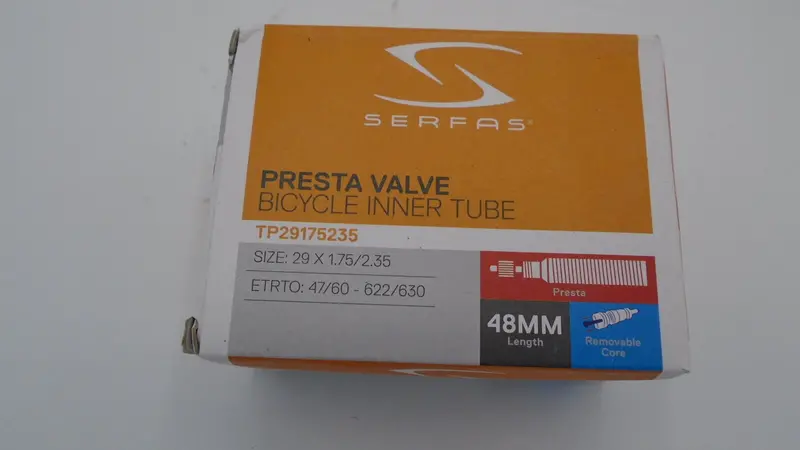 Serfas Presta Valve Inner Tube 29X1.75-2.35 48Mm 1