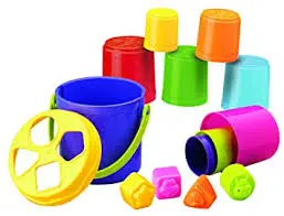 Shape Sorting Stack N' Nest Buckets 1