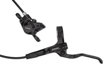 Shimano Alivio Bl-Mt200/Br-Mt200 Disc Brake And Lever - Front, Hydraulic, Post Mount, Resin Pads, Black 1