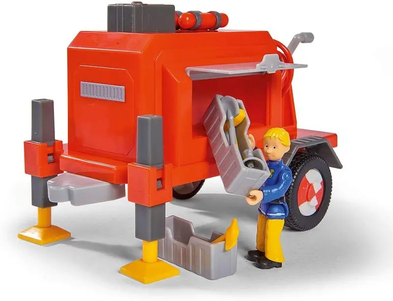 Simba - Fireman Sam  Trailer Incl. 1 Figurine 1