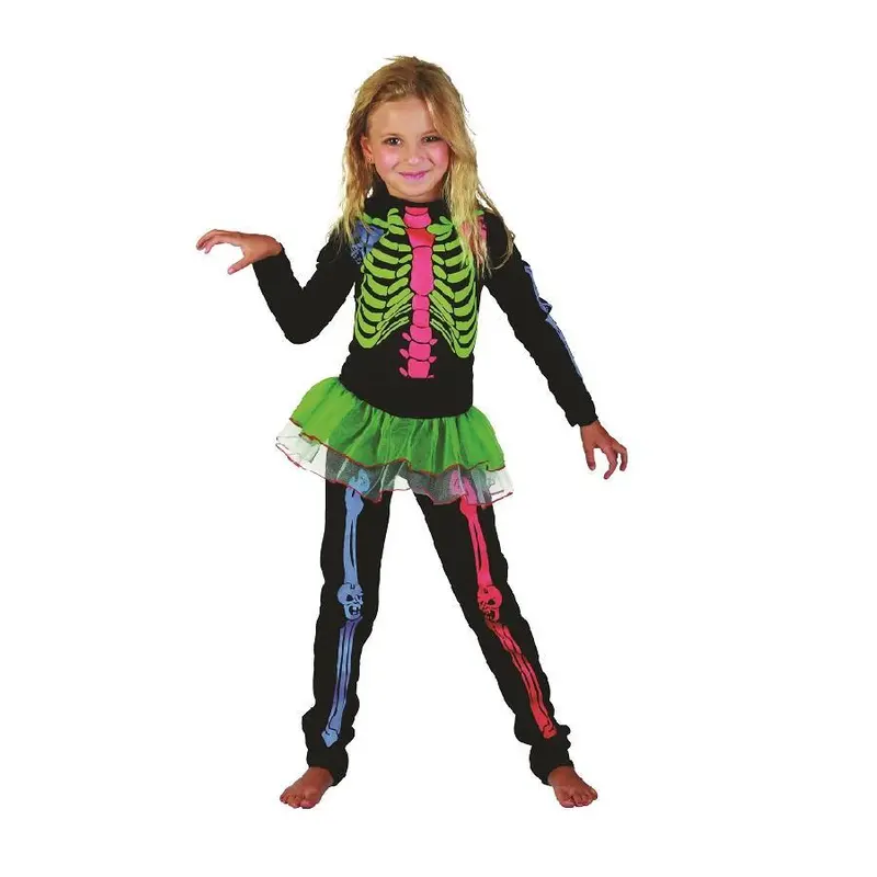 Skeleton Girl Multi Coloured Bones (S) 1