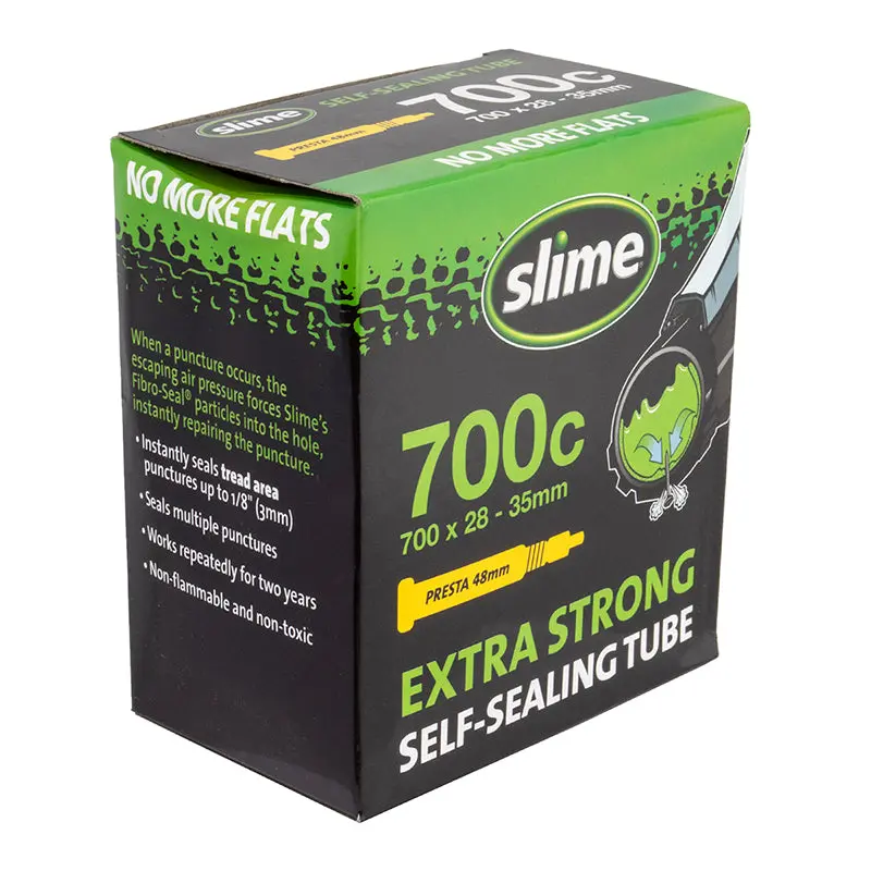 Slime Presta Valve Self Sealing Inner Tube 700X28-35 48Mm 1