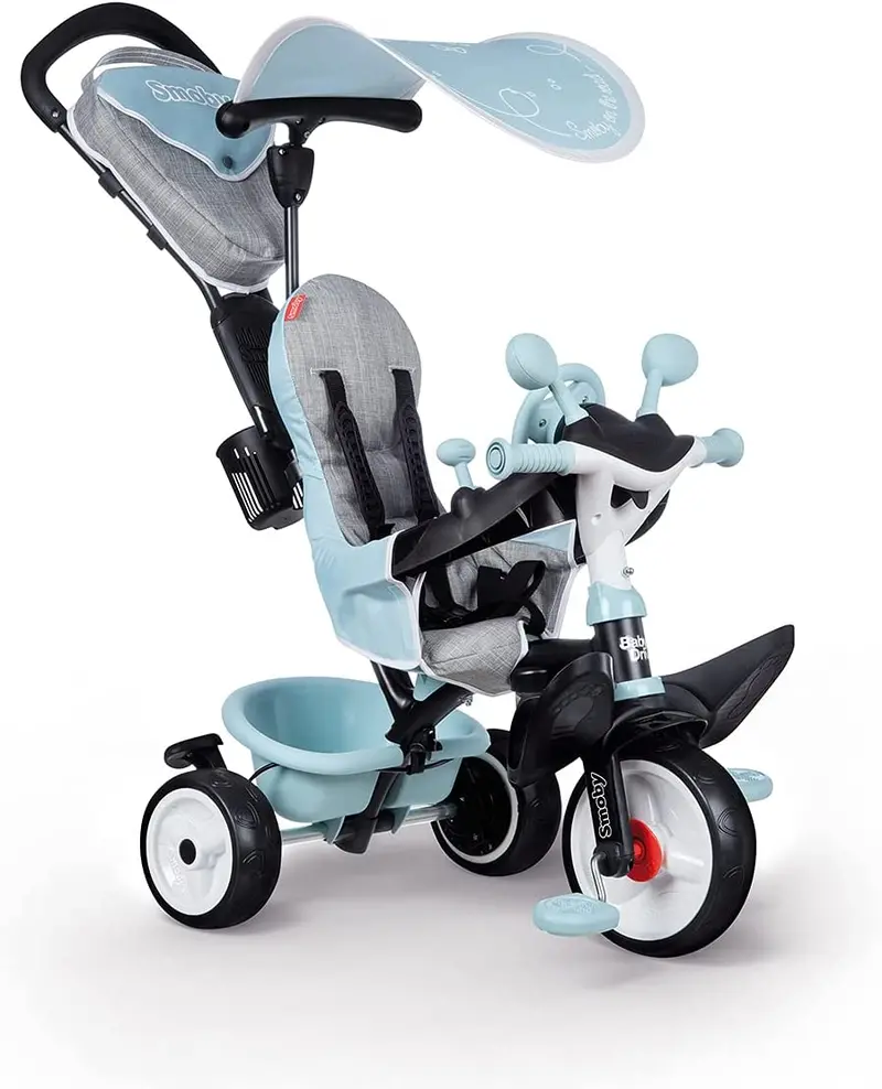 Smoby - Tricycle Baby Driver Plus Blue 1