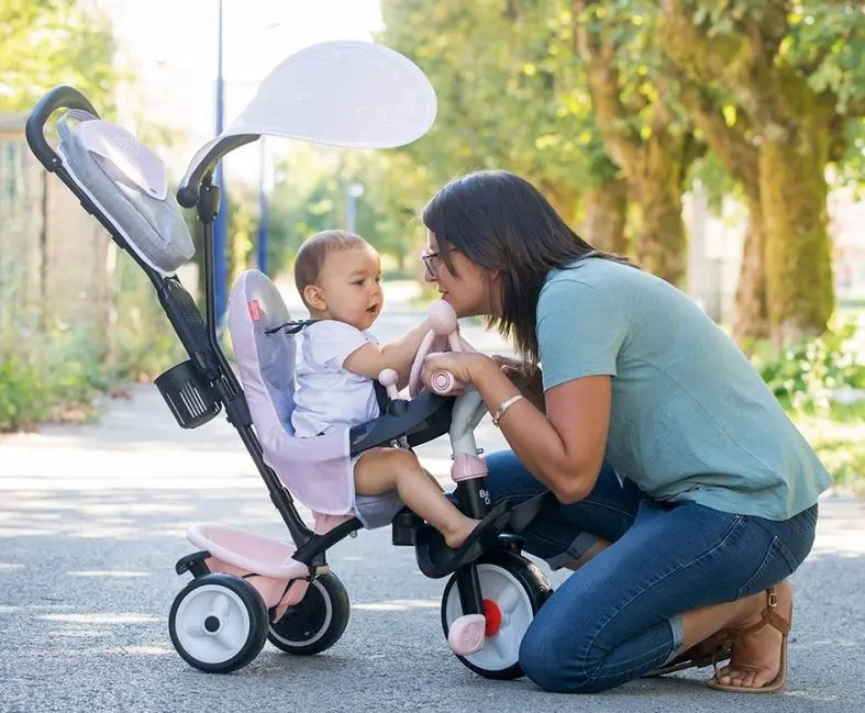 Smoby - Tricycle Baby Driver Plus Pink 1