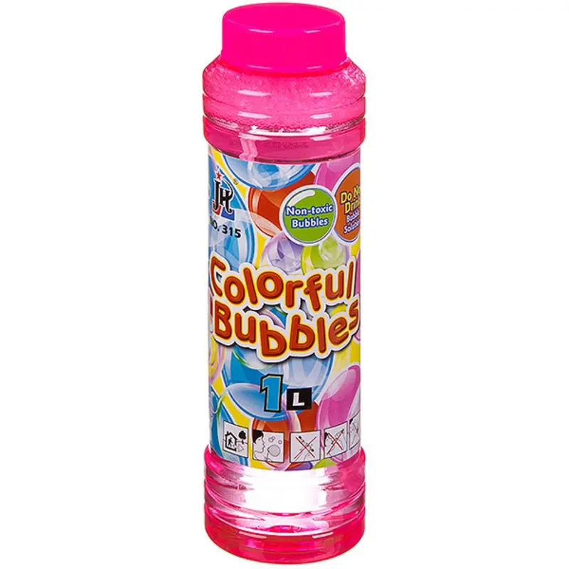 Soap Solution For Rainbow Bubbles, 1 Liter Jar 1