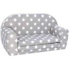 Sofa Bed - Grey With White Stars 1