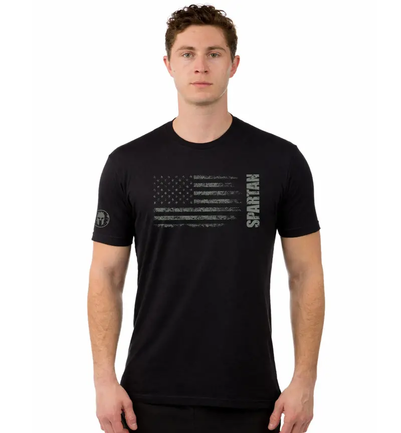 Spartan American Flag Tee - Men's 1