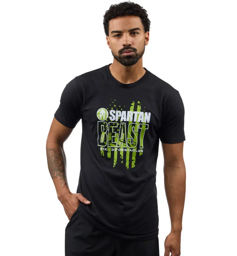 Spartan Beast Flag Tee - Men's 1