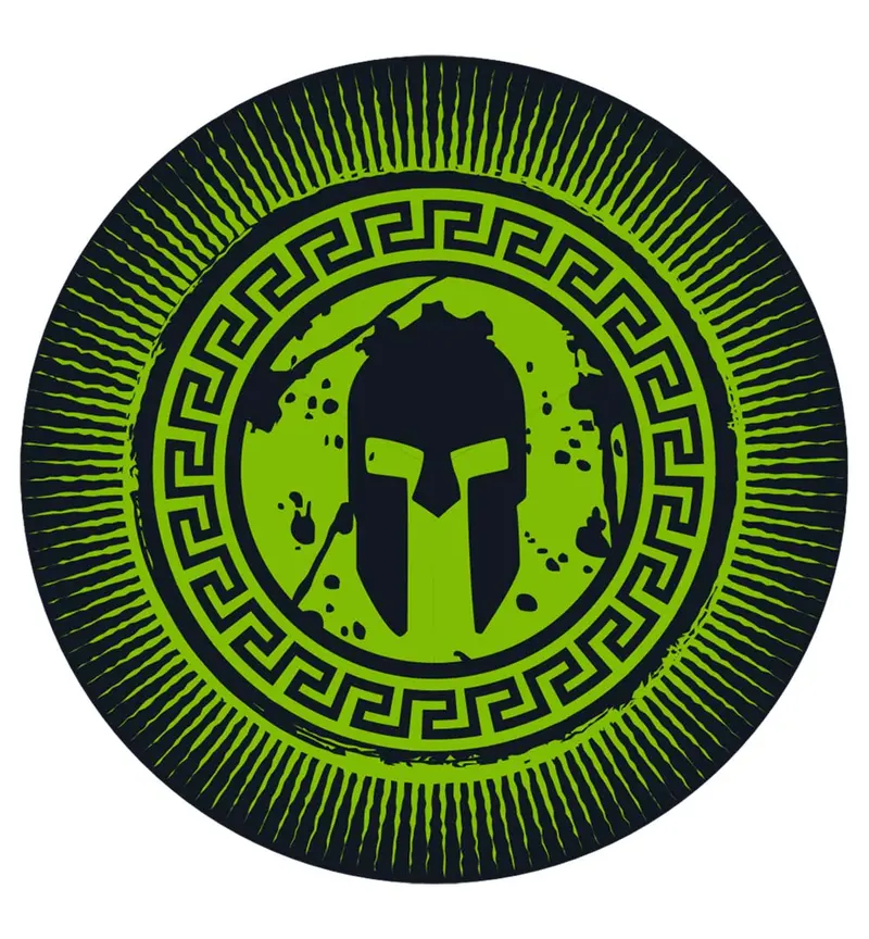 Spartan Beast Medallion Vinyl Sticker 1