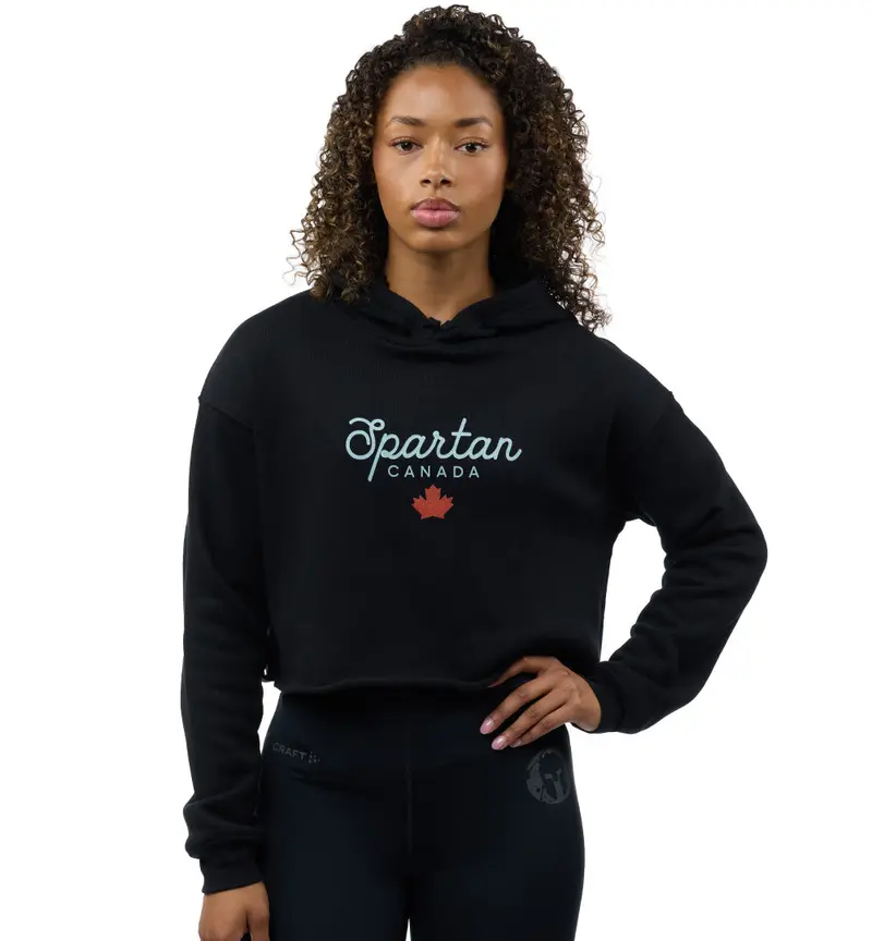 Spartan Canada Crop Hoodie - Women's 1