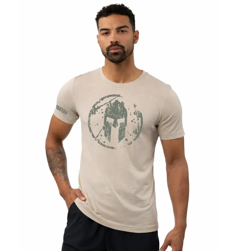 Spartan Distressed Helmet Tee - Men's 1