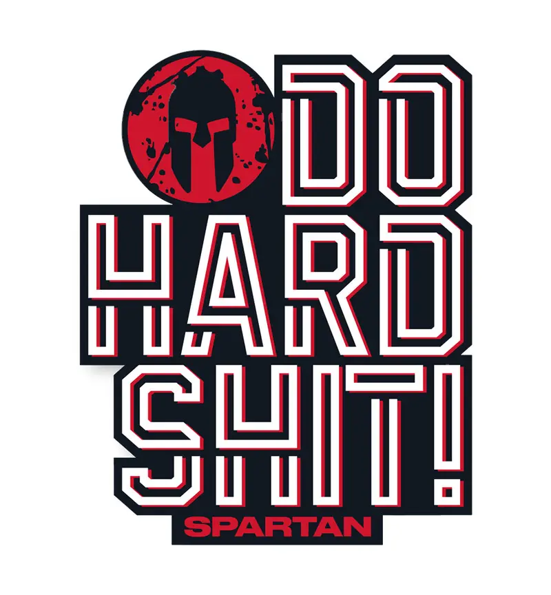 Spartan Do Hard Shit Vinyl Sticker 1