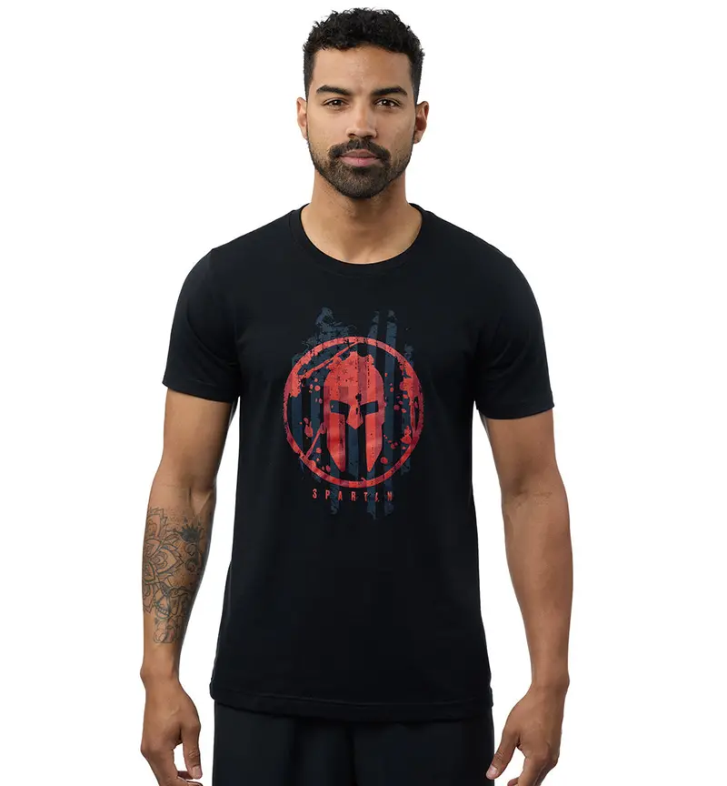 Spartan Helmet Flag Tee - Men's 1
