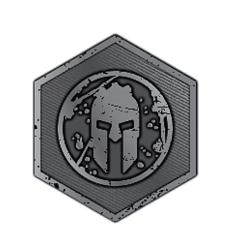 Spartan Helmet Hex Icon 1