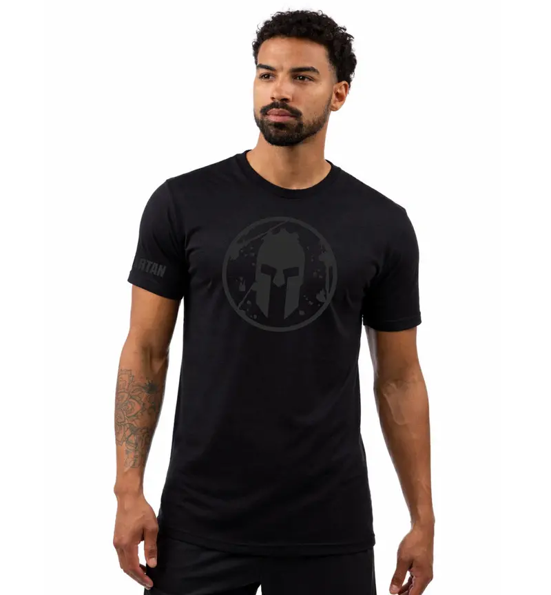 Spartan Helmet Logo Tee - Men's 1