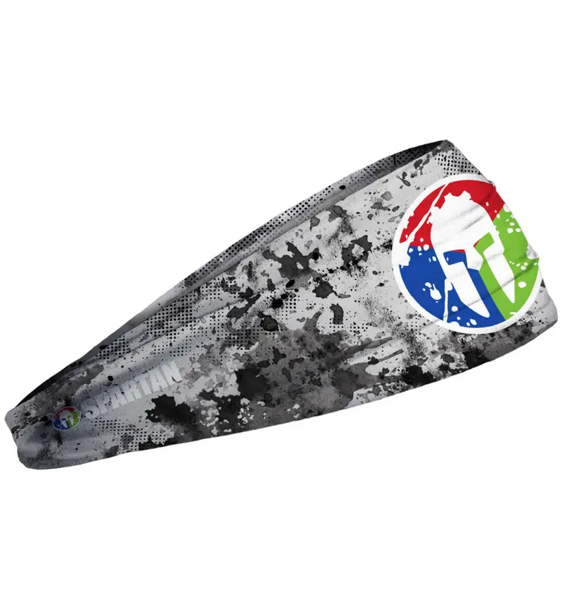 Spartan Junk Headband - Trifecta Grey Grunge 1