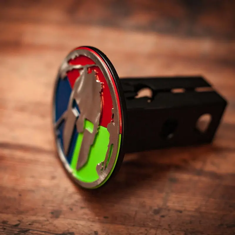 Spartan Trifecta Helmet Trailer Hitch Cover 2