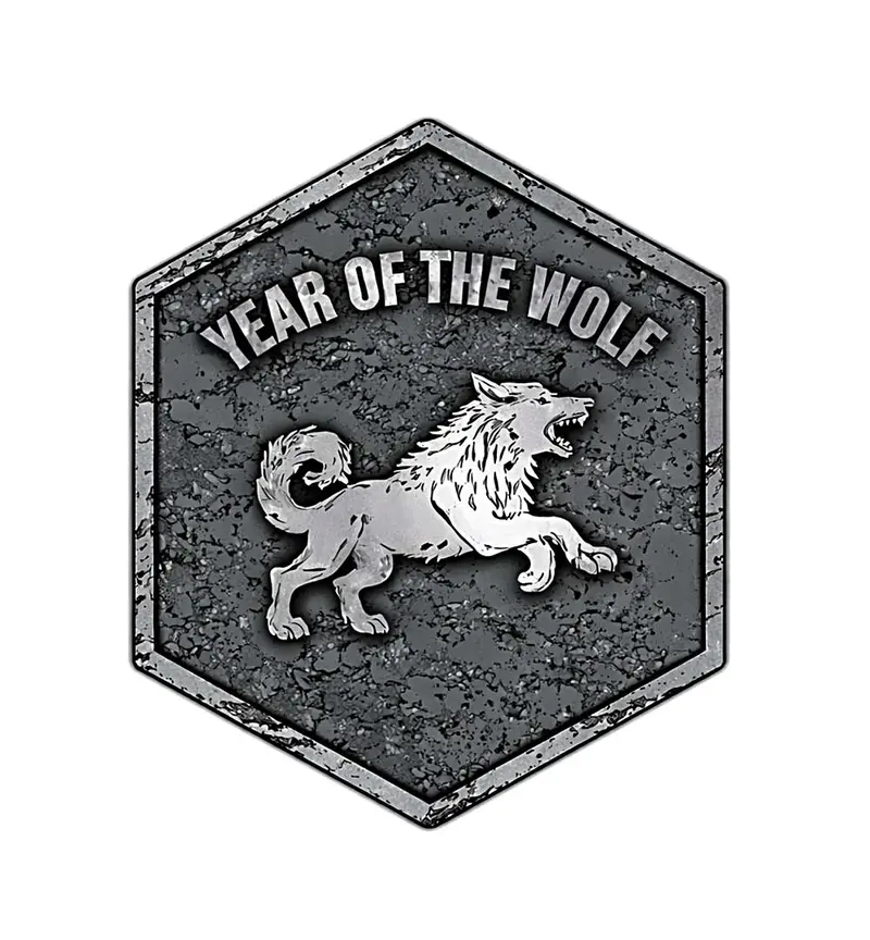 Spartan Year Of The Wolf Hex Icon 1