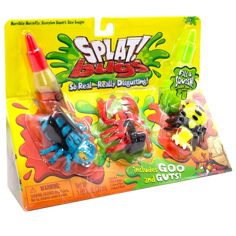 Splat Bugs Horsefly Scorpion Louse Multicolor - Pack Of 3 1