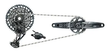 Sram Gx Eagle Groupset - 170Mm Crankset, 32T, Dub, Trigger Shifter, Rear Derailleur, 12-Speed 10-52T Cassette And 12-Speed Chain 1
