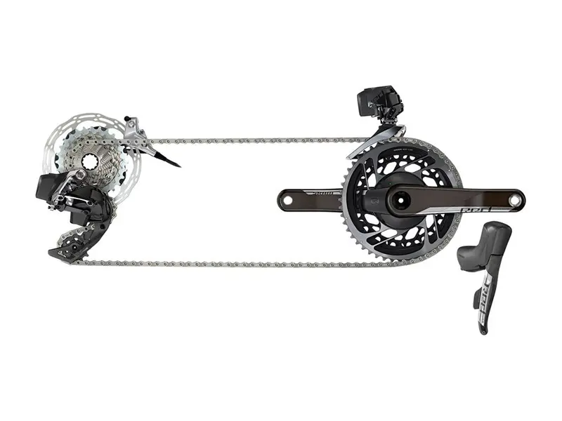 Sram Red Etap Axs 2X Hydraulic Road Disc Brake Groupset 6-Bolt Rotors 1