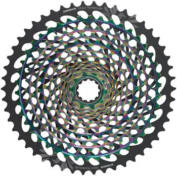 Sram Xx1 Eagle Axs Xg-1299 Cassette - 12-Speed, 10-50T, Rainbow, For Xd Driver Body 1