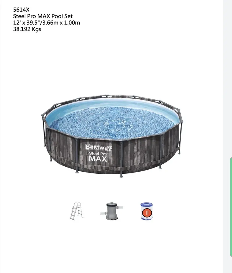 Steel Pro Max Deluxe Circular Pool From Bestway 1