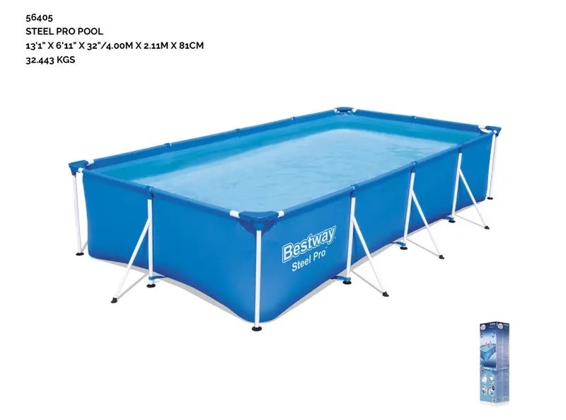 Steel Pro Rectangular Pool From Bestway 5700L 1