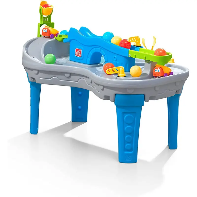 Step2 Ball Buddies Truckin' & Rollin' Play Table | Stem & Ball Toy For Toddlers | Kids Play Table With 12 Accessory Toys Included 1