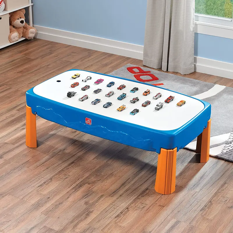 Step2 Hot Wheels Car & Track Play Table , Road Rally Raceway For Kids 1