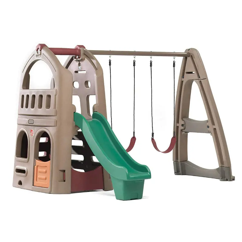 Step2 Naturally Playful Playhouse Climber & Swing Extension , Outdoor Play Area For Kids,  Kids Outdoor Swing Set With Slide 1