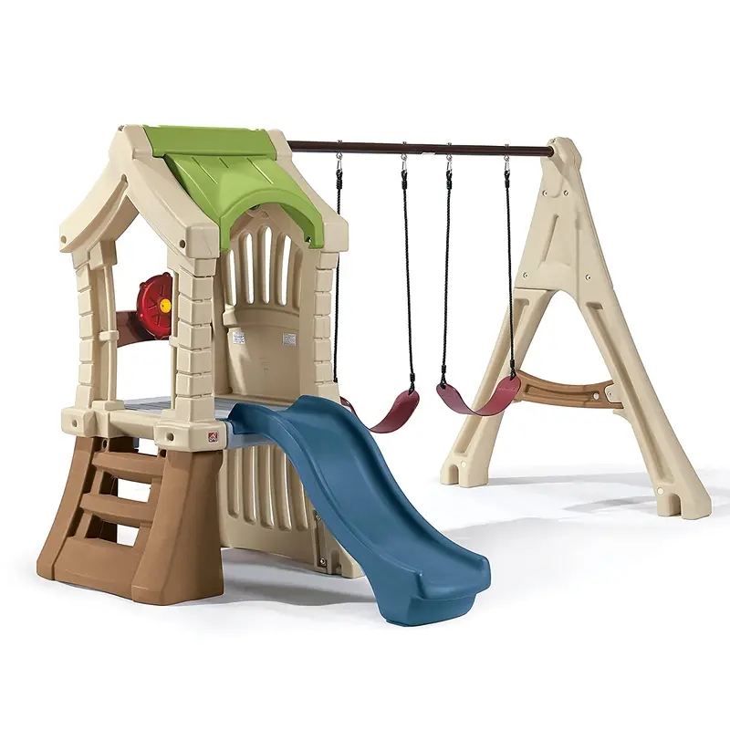 Step2 Play Up Gym Set | Kids Outdoor Swing Set With Slide | Plastic Play Set With Swings For Kids 1