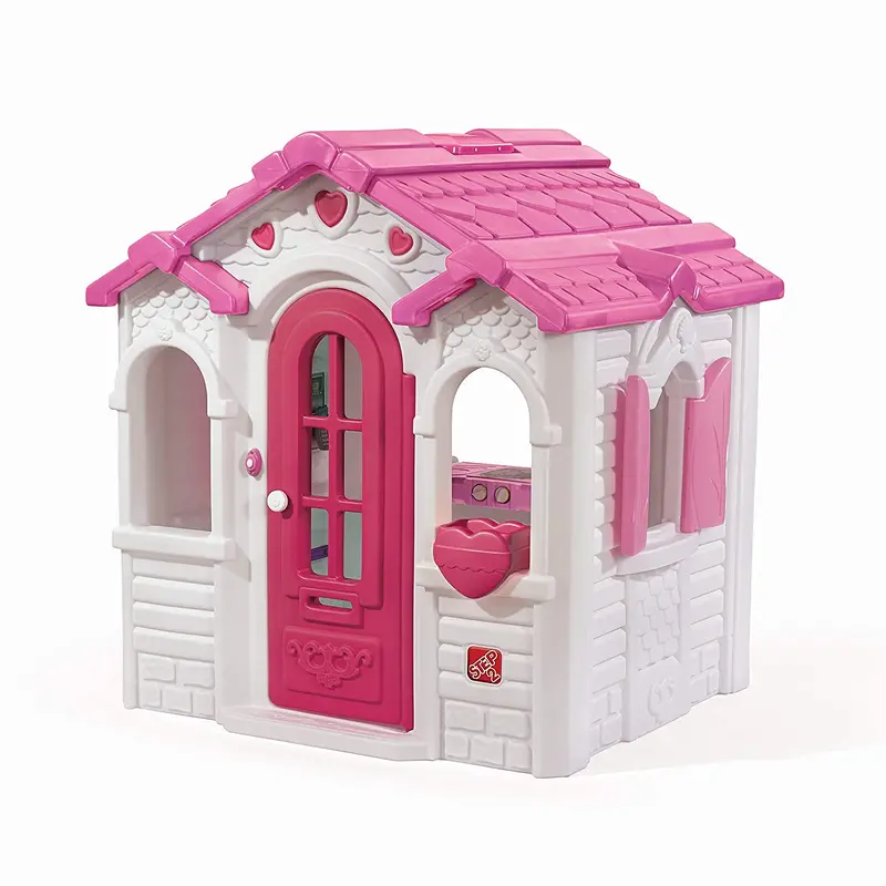Step2 Sweetheart Playhouse - Pink White ,Princess Castle Playhouse For Kids, Outdoor 1