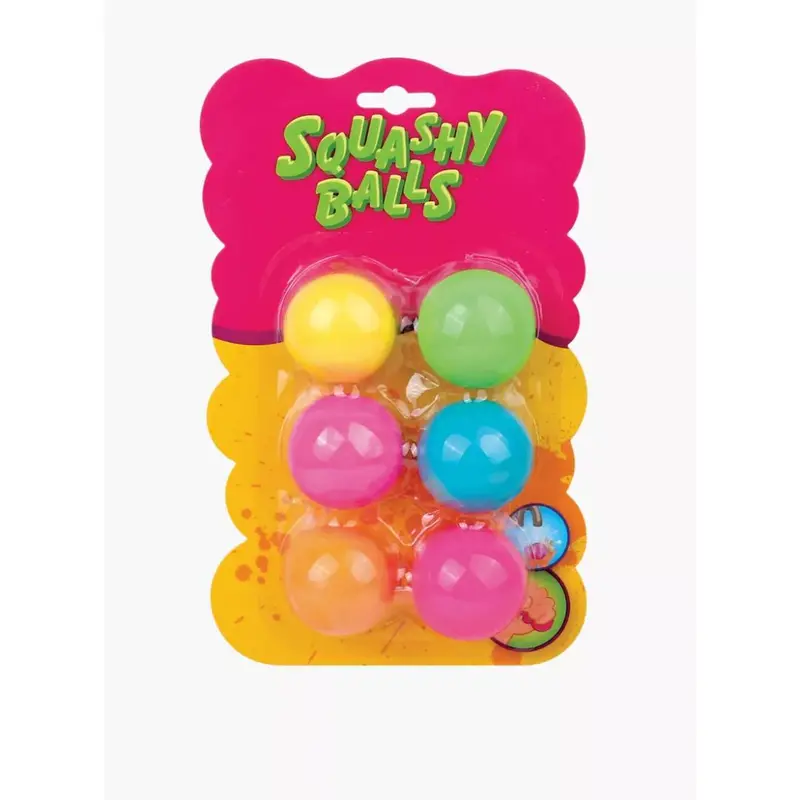 Sticky Squashy Balls 6-Piece Set 1