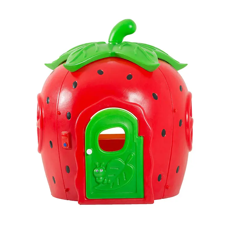 Strawberry House Kids Plastic Playhouse Indoor Outdoor 1