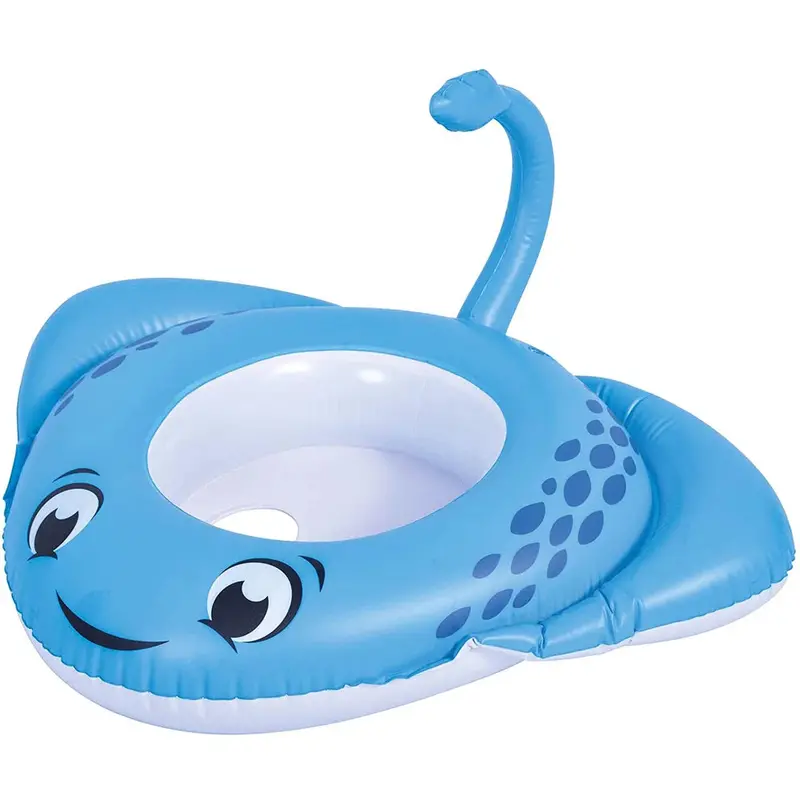 Sun Club Blue Inflatable Sting Ray Fish Baby Pool Float 33" -Jilong 1