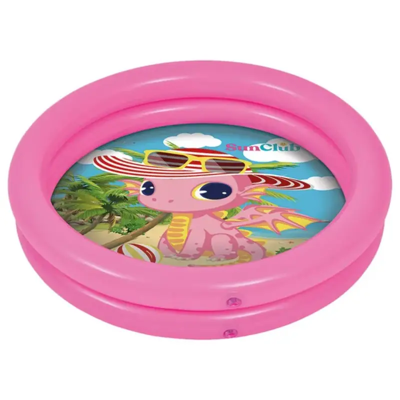 Sun Club Dinosaur Inflatable 2-Ring Pool - Jilong 1