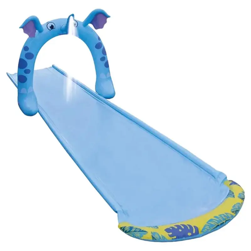 Sun Club Elephant Spray Slide Outdoor Inflatable Water Sports Pool Floating Swimming Toys - Jilong 1