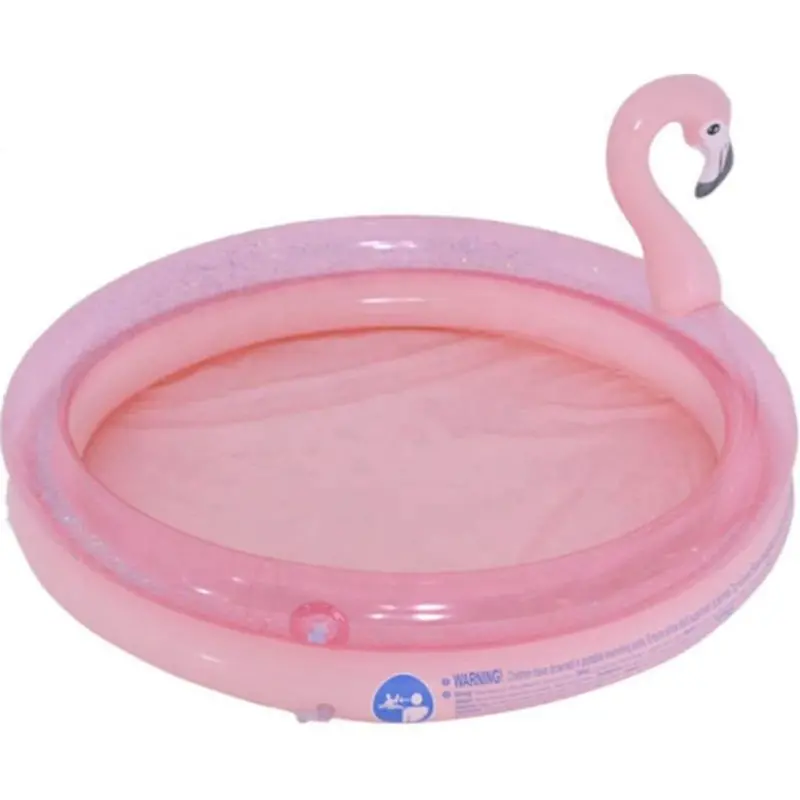 Sun Club Glitter Flamingo 2-Ring Inflatable Pool -Jilong 2