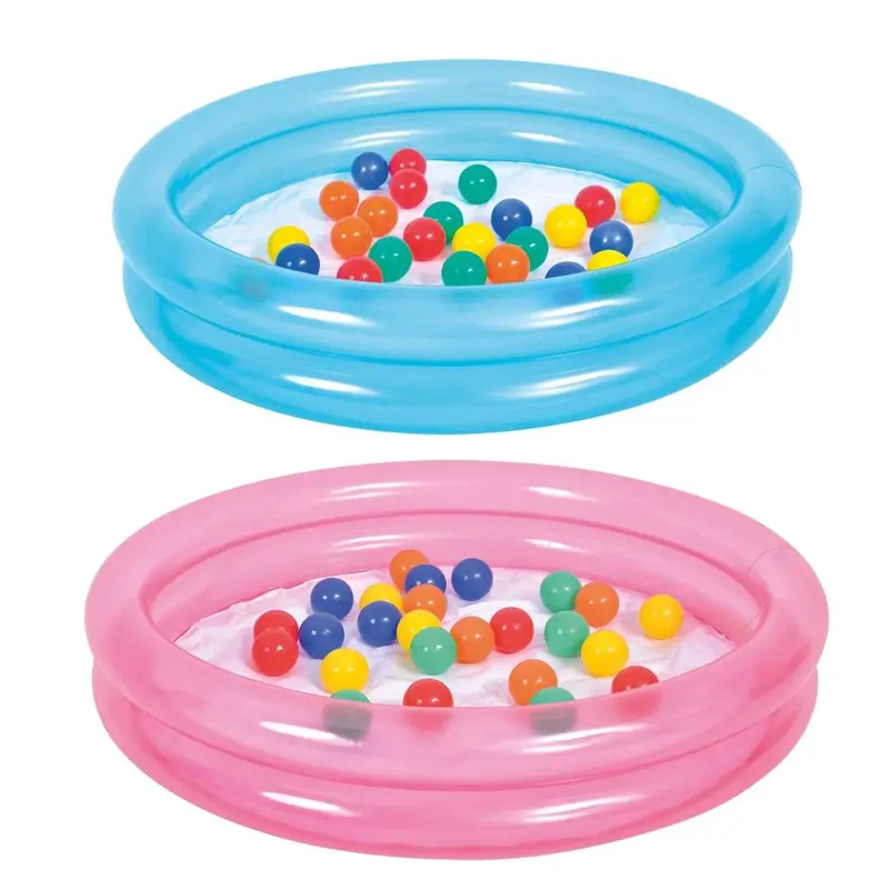 Sun Club Inflatable 2-Ring Pool For Children With Balls 1