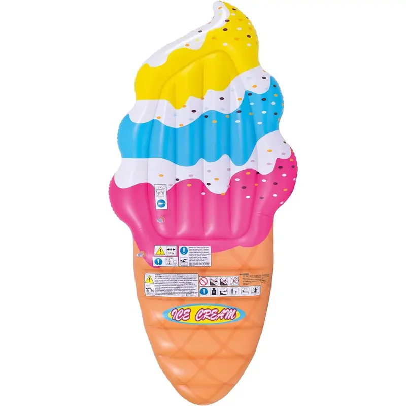 Sun Club Inflatablel Airbed – Ice Cream Cone, Inflatable Swimming  Mat, 180 X 87 Cm - Jilong 1
