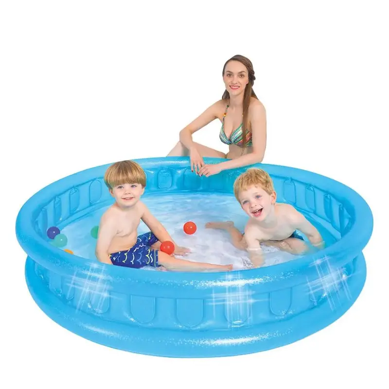 Sun Club Mosaic Soft Side Inflatable Pool - Jilong 1