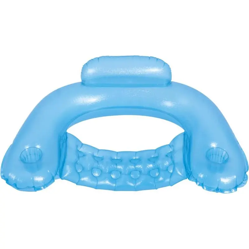 Sun Club Mosaic Water Lounger With Cup Holders And Backrest - Jilong 1