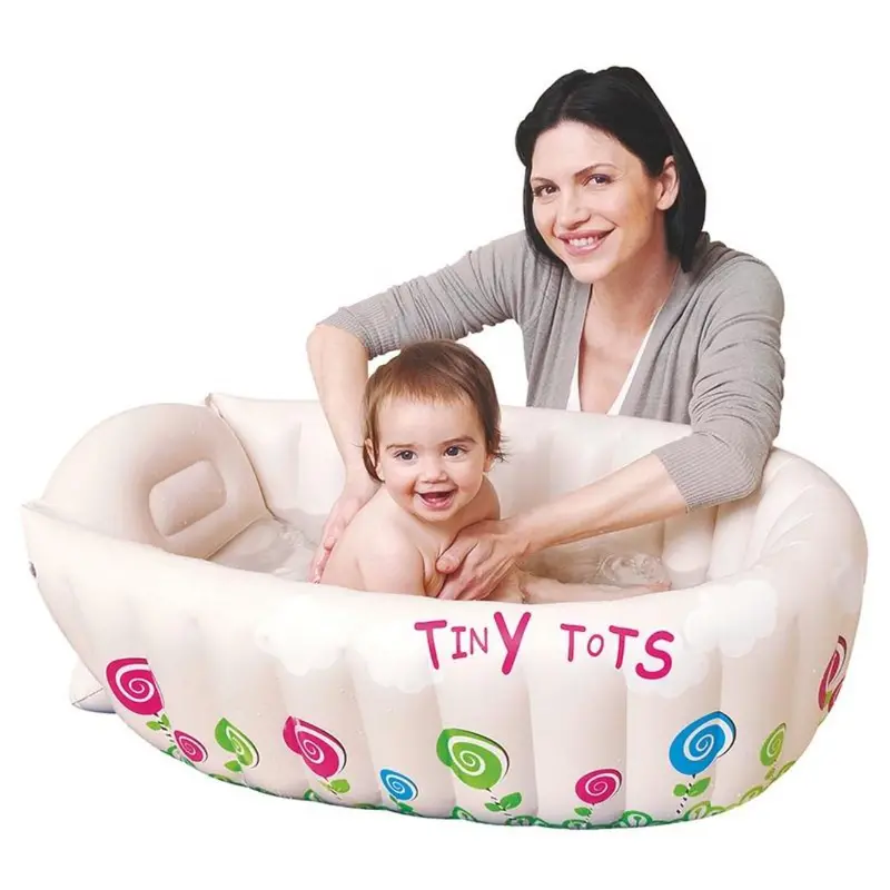 Sun Club "Tiny Tots" Baby Bathtub Outdoor Inflatable Water Sports Pool Floating Swimming Toys 1