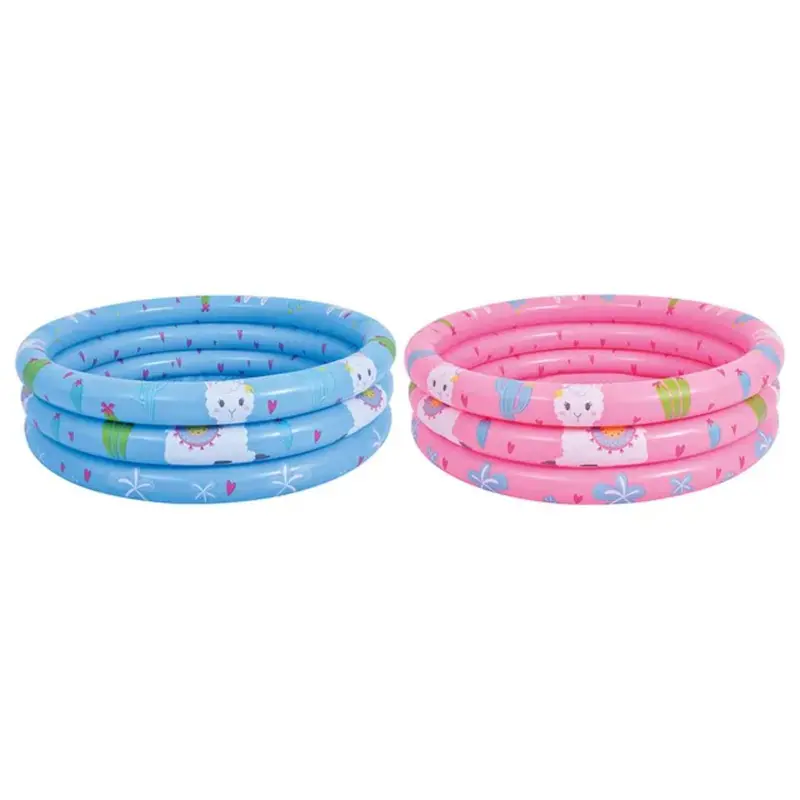 Sunclub Inflatable Alpaca 3-Ring Swimming Pool 1