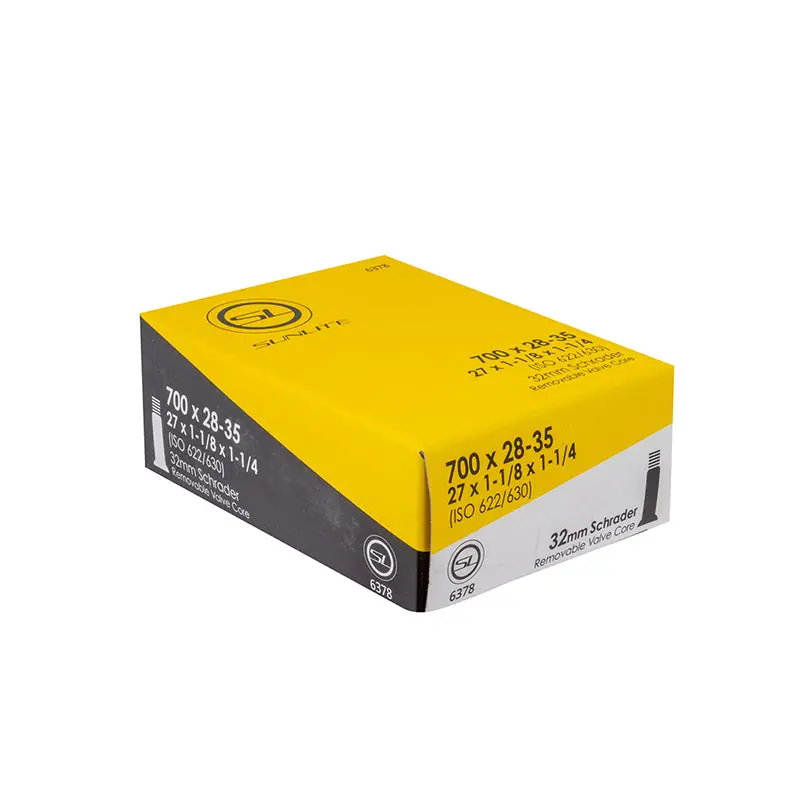 Sunlite Schrader Valve Inner Tube 700X28-35 32Mm Valve 1