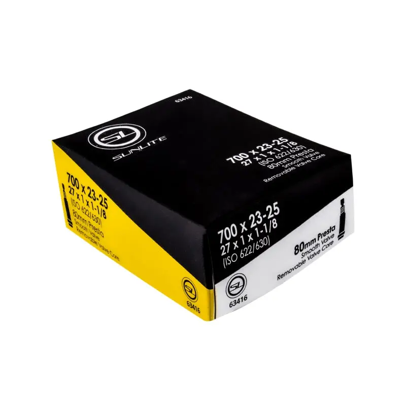 Sunlite Standard Presta Valve Inner Tube 700X23-25C 80Mm 1