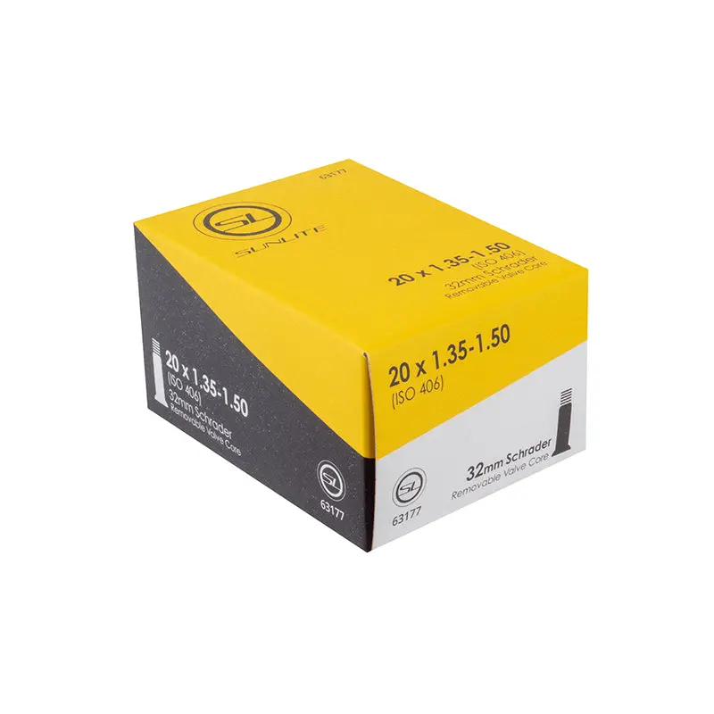Sunlite Standard Schrader Valve Inner Tube 20X1.35-1.50 32Mm 1